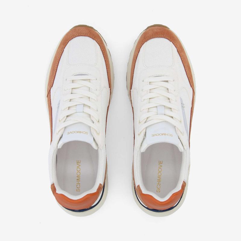 DUSK RUNNER M - KNIT/SUEDE - OFF WHITE/BROWN